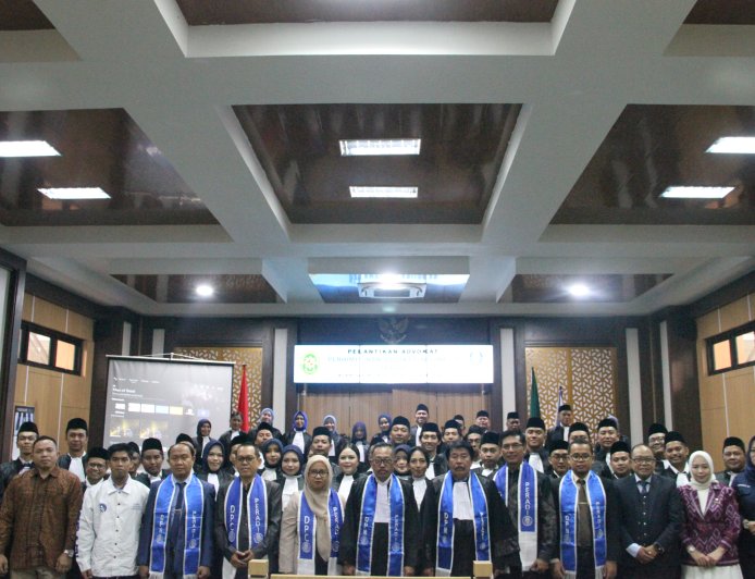 Perkuat Integritas Penegakan Hukum, DPC PERADI Palu Resmikan Barisan Advokat Baru