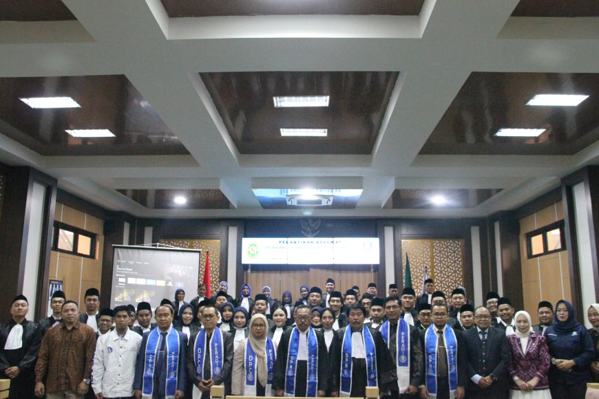 Perkuat Integritas Penegakan Hukum, DPC PERADI Palu Resmikan Barisan Advokat Baru